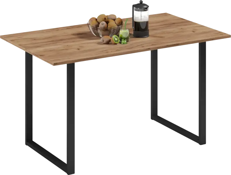 Обеденный стол Polina Tako 100x60 черный метал