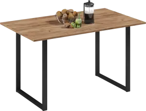 Обеденный стол Polina Tako 100x60 черный метал