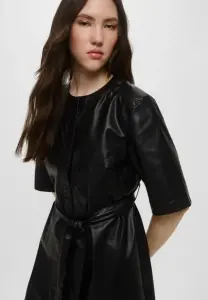 Платье из искусственной кожи H&M