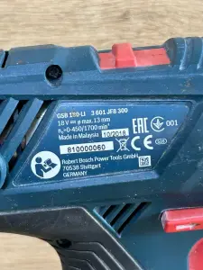 Дрель-шуруповерт Bosch GSB 180-LI (а.45-046239)