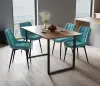 Обеденный стол Polina Tako 100x60 черный метал