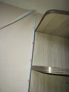 Шкаф открытый угловой