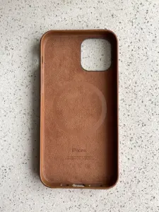 оригинальный чехол на iphone 12 кожаный
