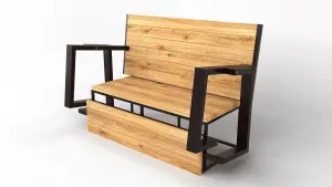Лавочка.