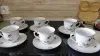 Польская фарфоровая пара,-серия Rococo гусь