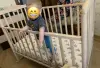 Детская кроватка с матрасом