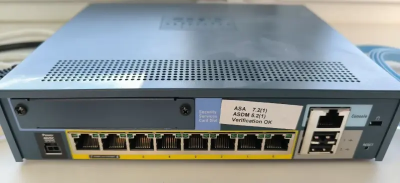 Cisco ASA 5505 — аппаратный межсетевой экран, VPN, NAT, DMZ
