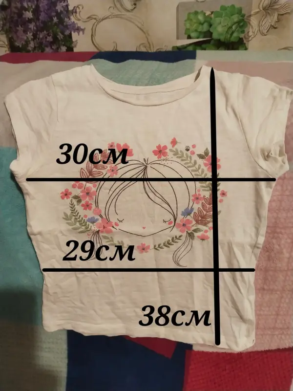 Маечка для девочки 98-104 см