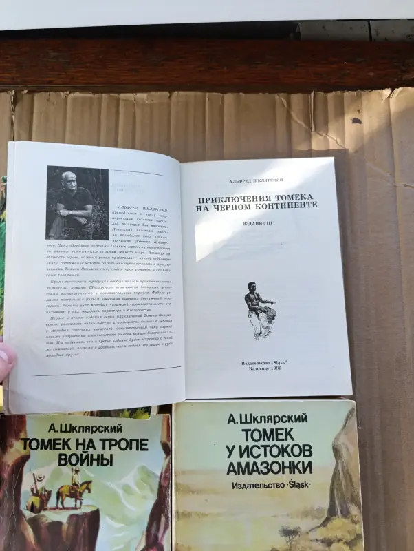 Книги. Приключения Томека.