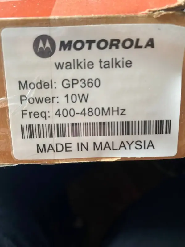 Рация Motorola GP360