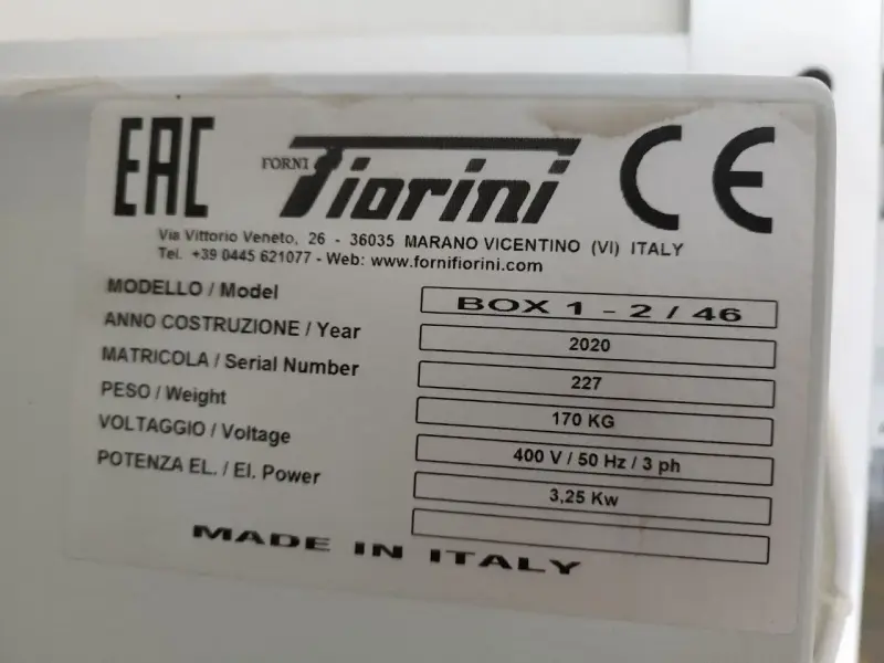 Расстоечная камера Florinr Forni BOX 1-2/46