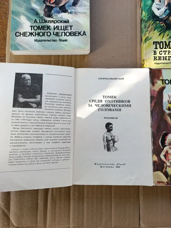 Книги. Приключения Томека.
