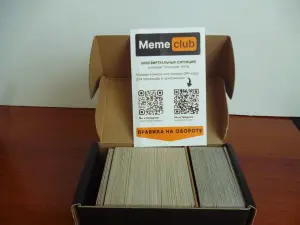 Оригинальная настольная игра  Meme club
