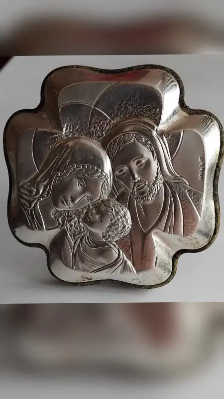 Икона из серебра
