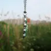 Подвеска с цепочкой - цветочек.