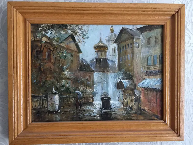 Картина Осень в городе