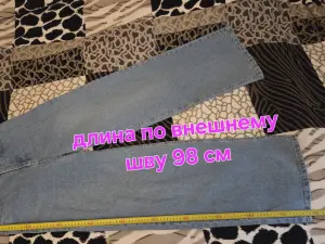 Джинсы-трубы девушке р. 34 (евро) XS-S