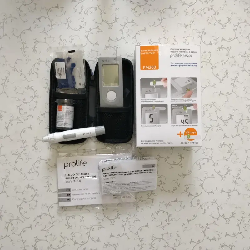 Глюкометр Bionime Prolife PM200 + 25 тест-полосок