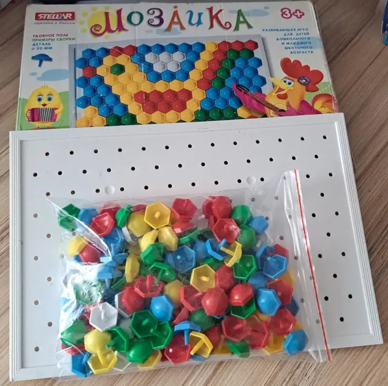 Мозаики от 3х лет, б.у в отличном состоянии-3шт