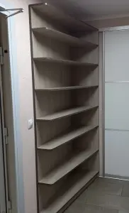 Шкаф открытый угловой