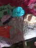 Панамы и шапочки на девочку.