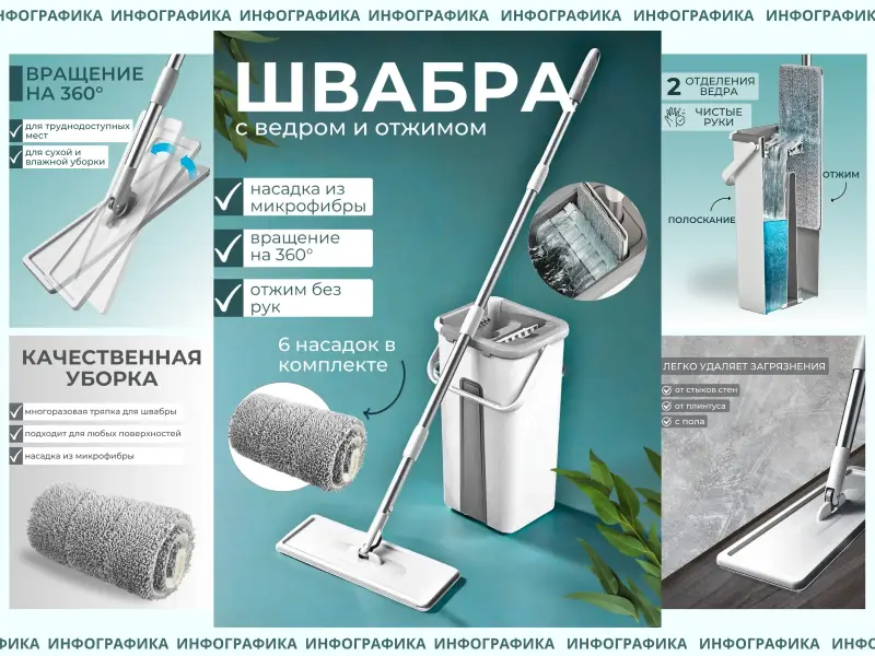 Графический дизайн / Инфографика / Создание карточек товара / Визитки