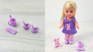 Кукла Evi Love с зайкой Набор "Спокойной ночи", Simba