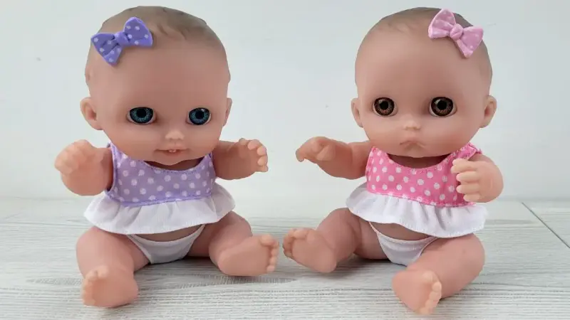 Пупсы-близнецы в коляске JC TOYS, BERENGUER (Испания)