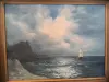 Картина . МОРСКОЙ ПЕЙЗАЖ. холст. масло. 30*40 см. Пепеляев. В Н