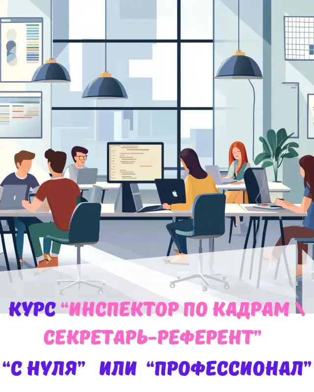 Курс "Инспектор по кадрам -Секретарь -референт"