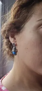 Серьги с бирюзой