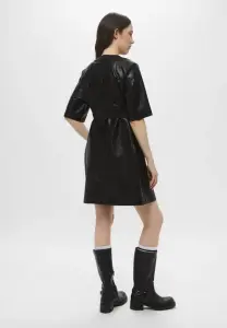 Платье из искусственной кожи H&M