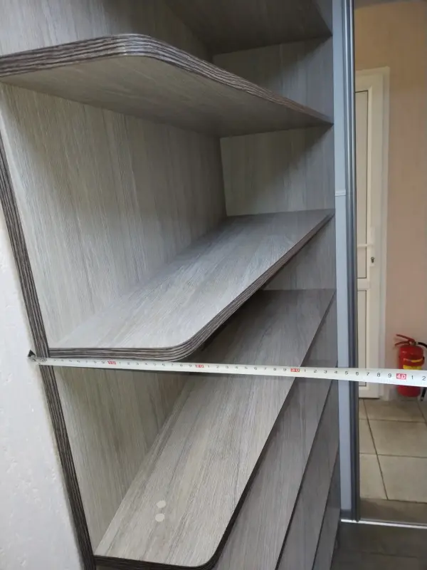 Шкаф открытый угловой