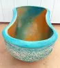 Керамическая напольная ваза