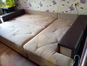 Фабричный угловой, раскладной диван