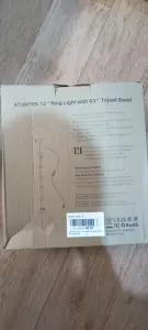 Кольцевая лампа ATUMTEK 12" со штативом 63" (модель ATRL131).