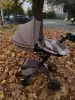 Детская коляска stokke xplory v5 2 в1 на черном шасси