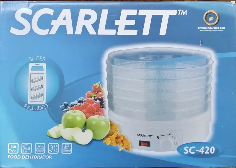 Сушилка для овощей, фруктов, грибов Scarlett SC-420