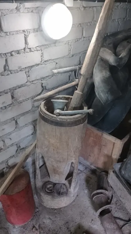 Ступка деревянная старинная,довоенная