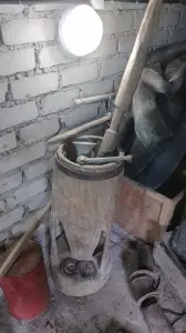 Ступка деревянная старинная,довоенная
