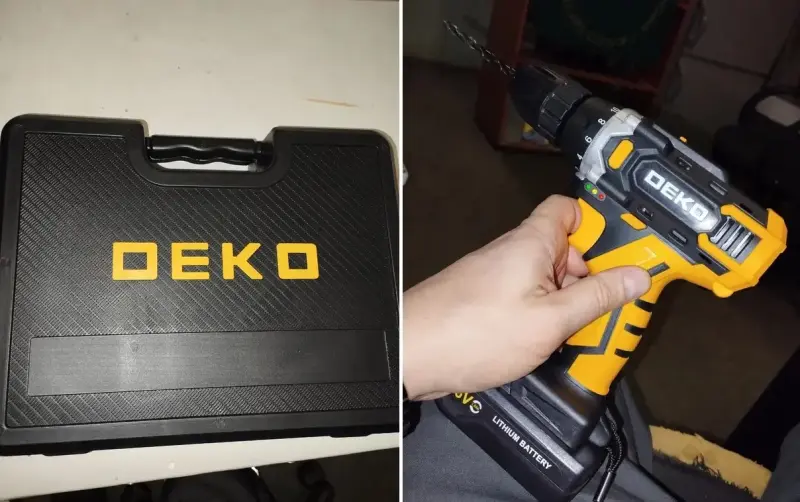 Дрель-шуруповерт DEKO DKCD16FU (кейс, 2 АКБ) - Вся Беларусь - 218752 - Доска объявлений Kupika.by - Фото 2