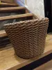 Кашпо из ротанга