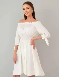 Белое свадебное платье