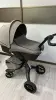 Детская коляска stokke xplory v5 2 в1 на черном шасси