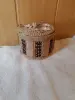 Бочонок из джута ручной работы