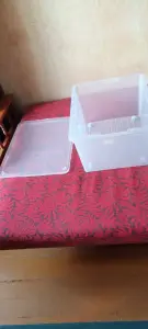 Коробки для хранения новые с крышками, 13 и 40л