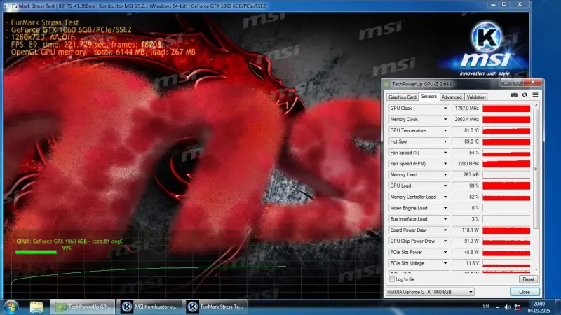 ASUS GeForce GTX 1060 6GB Turbo видеокарта