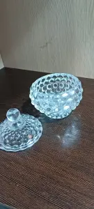 Сахарница стеклянная