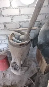 Ступка деревянная старинная,довоенная