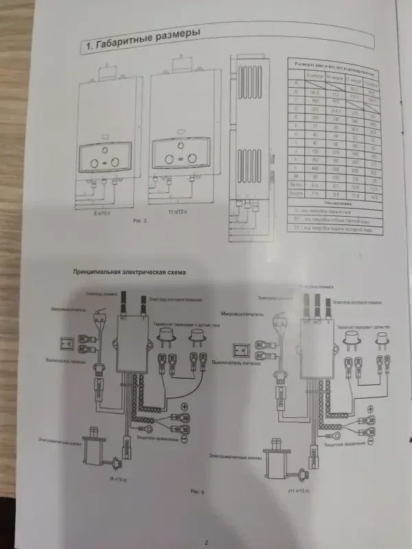 Газовый водонагреватель